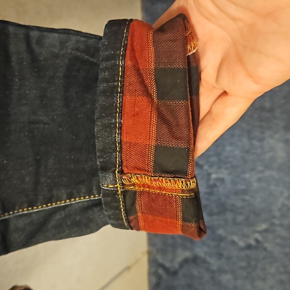 Maurices M Jeans buffalo plaid skinny jean 14W - Picture 2 of 4